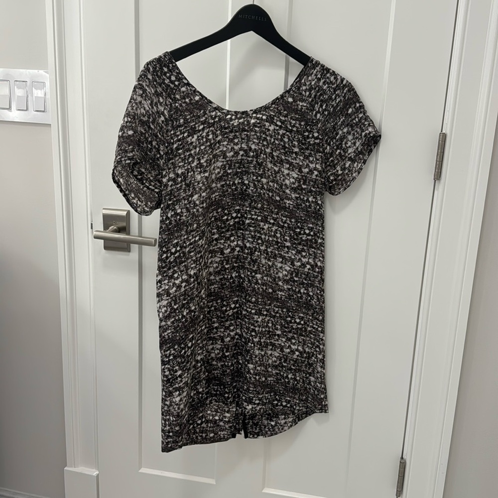 Joie silk dress, great for summer and with black tights.